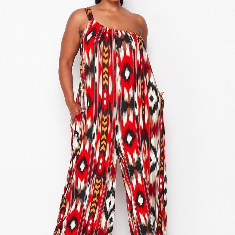 Aztec Beauty in a Jumpsuit